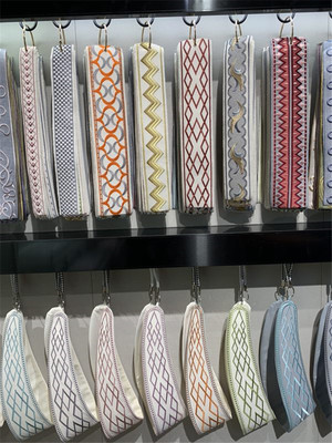 中网市场发布:杭州天鸥刺绣有限公司专业从事研发、生产和销售各种纺织绑带、窗帘刺绣等产品